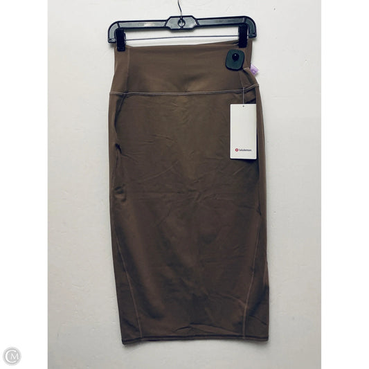 Skirt Midi By Lululemon In Brown, Size: 8