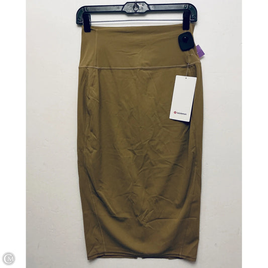 Skirt Midi By Lululemon In Brown, Size: 8