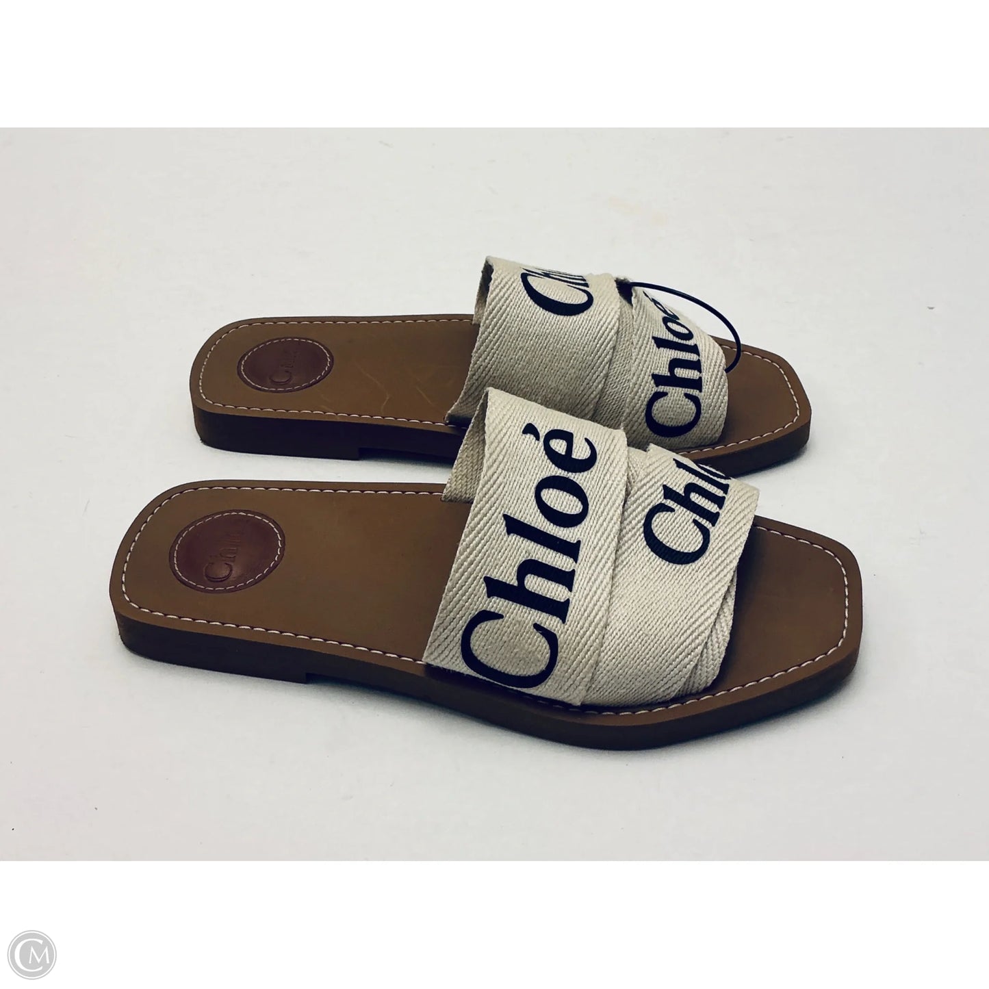 Sandals Luxury Designer By Chloe In Brown, Size: 8.5