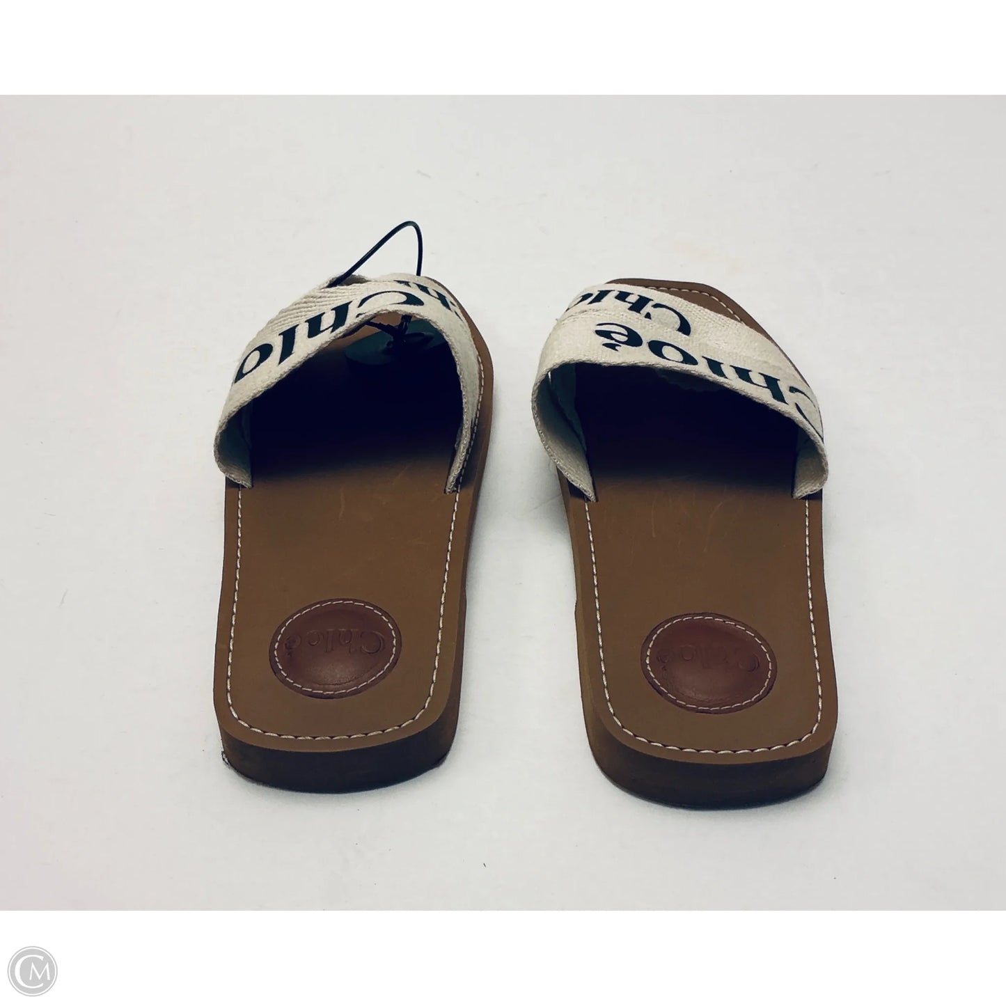 Sandals Luxury Designer By Chloe In Brown, Size: 8.5