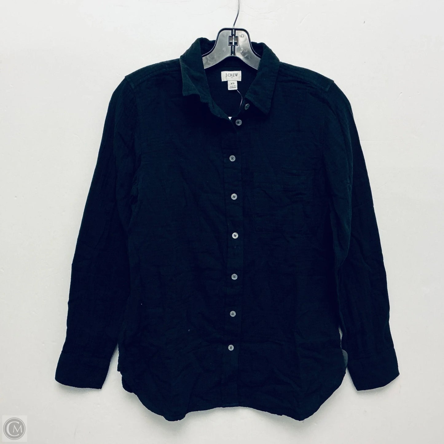 Top Long Sleeve By J. Crew In Black, Size: Xs