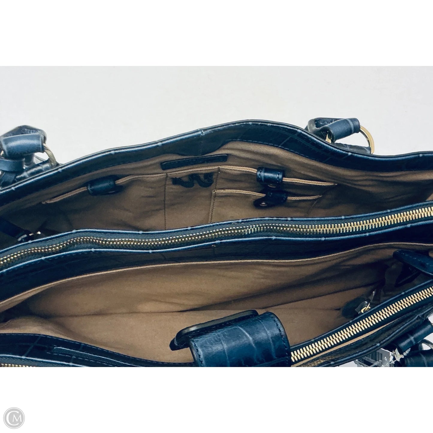 Handbag Leather By Gilli, Size: Large