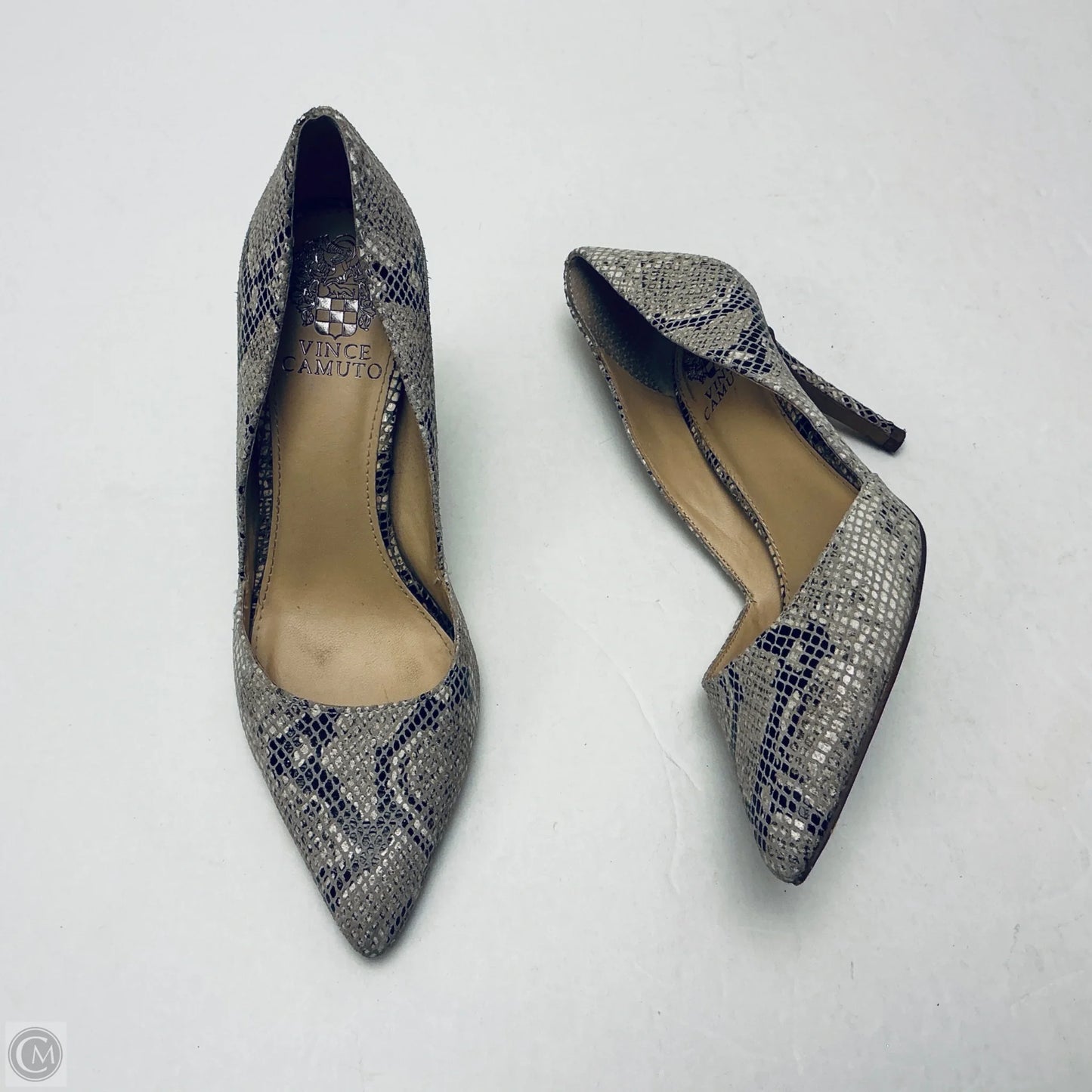 Shoes Heels Stiletto By Vince Camuto In Snakeskin Print, Size: 6