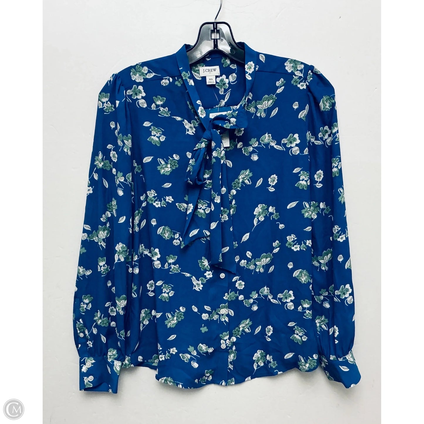 Top Long Sleeve By J. Crew In Blue, Size: Xs