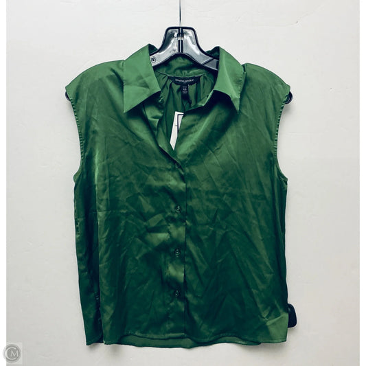 Top Sleeveless By Banana Republic In Green, Size: Xs