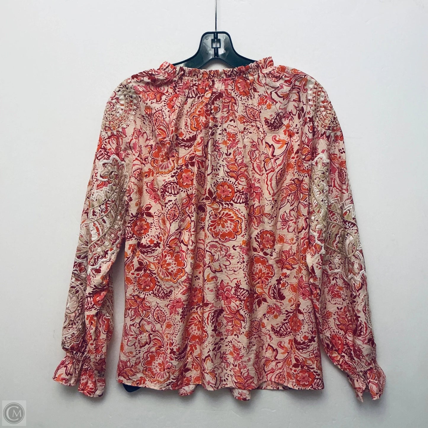 Top Long Sleeve Basic By Savanna Jane In Pink, Size: S