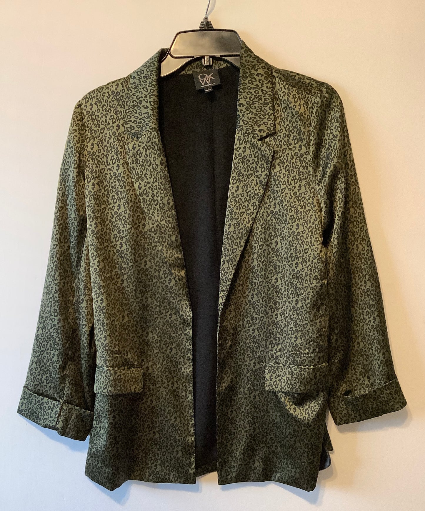 Blazer By Clothes Mentor In Animal Print, Size: S