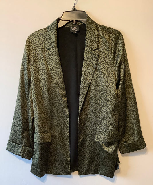 Blazer By Clothes Mentor In Animal Print, Size: S