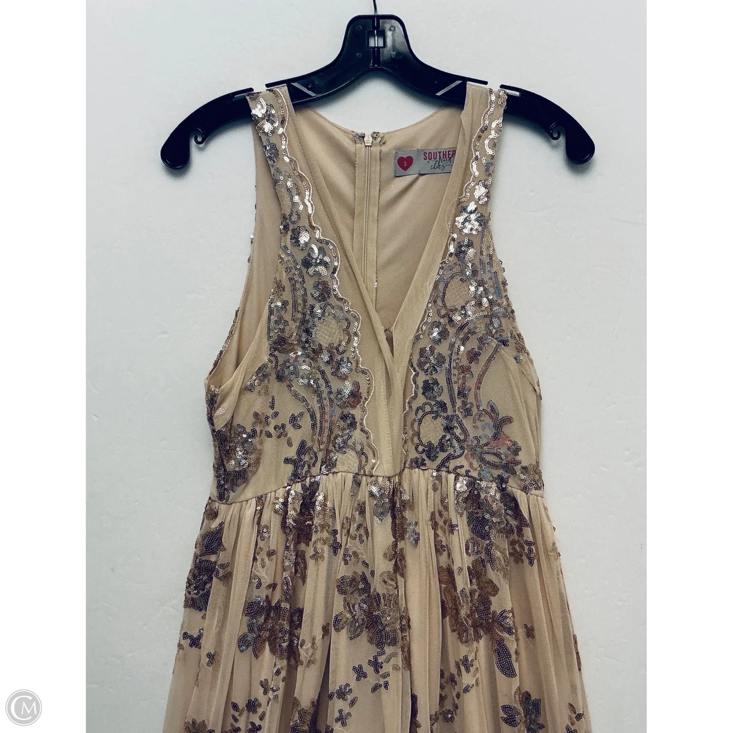 Dress Casual Maxi By Cmc In Brown, Size: S