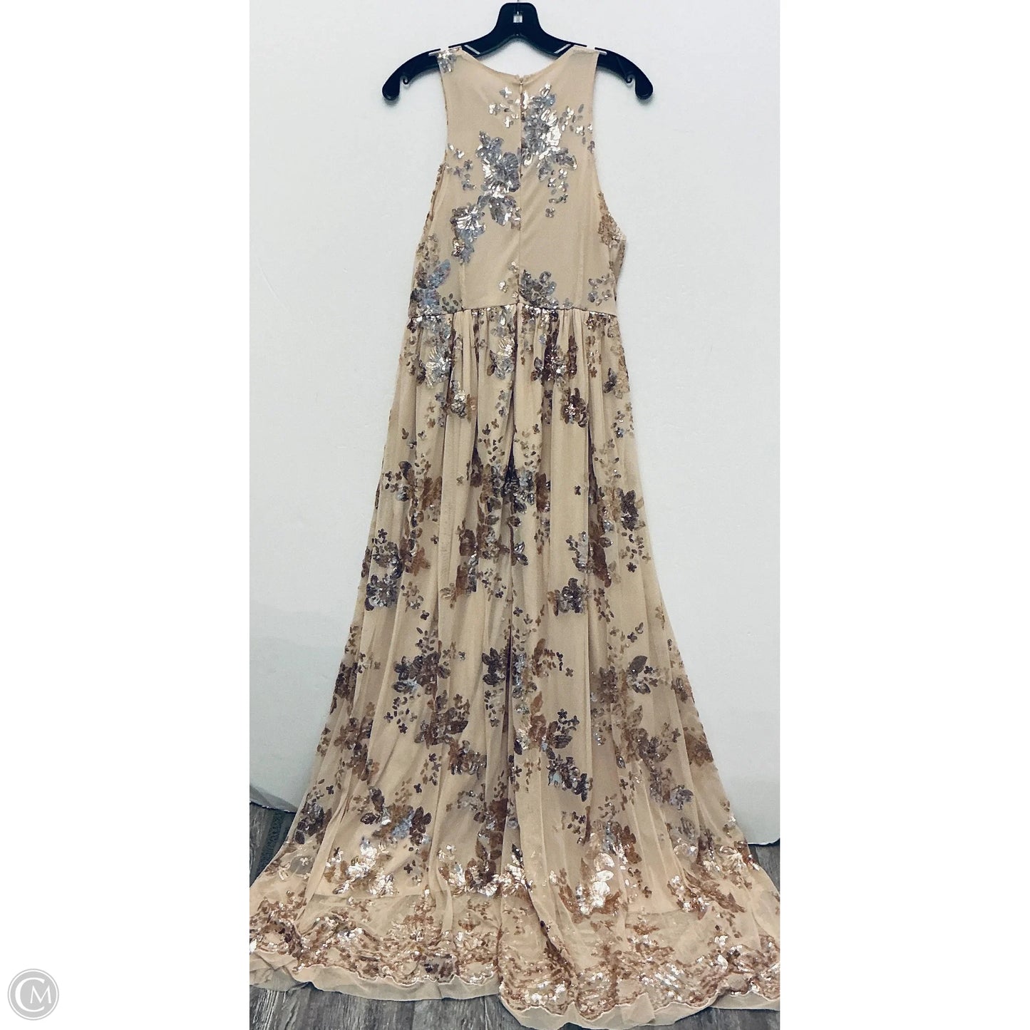 Dress Casual Maxi By Cmc In Brown, Size: S