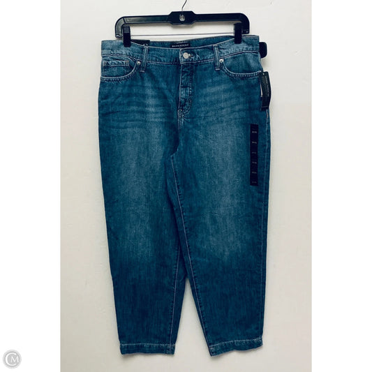 Jeans Wide Leg By Banana Republic In Blue Denim, Size: 10