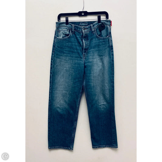 Jeans Wide Leg By Etica In Blue Denim, Size: 8