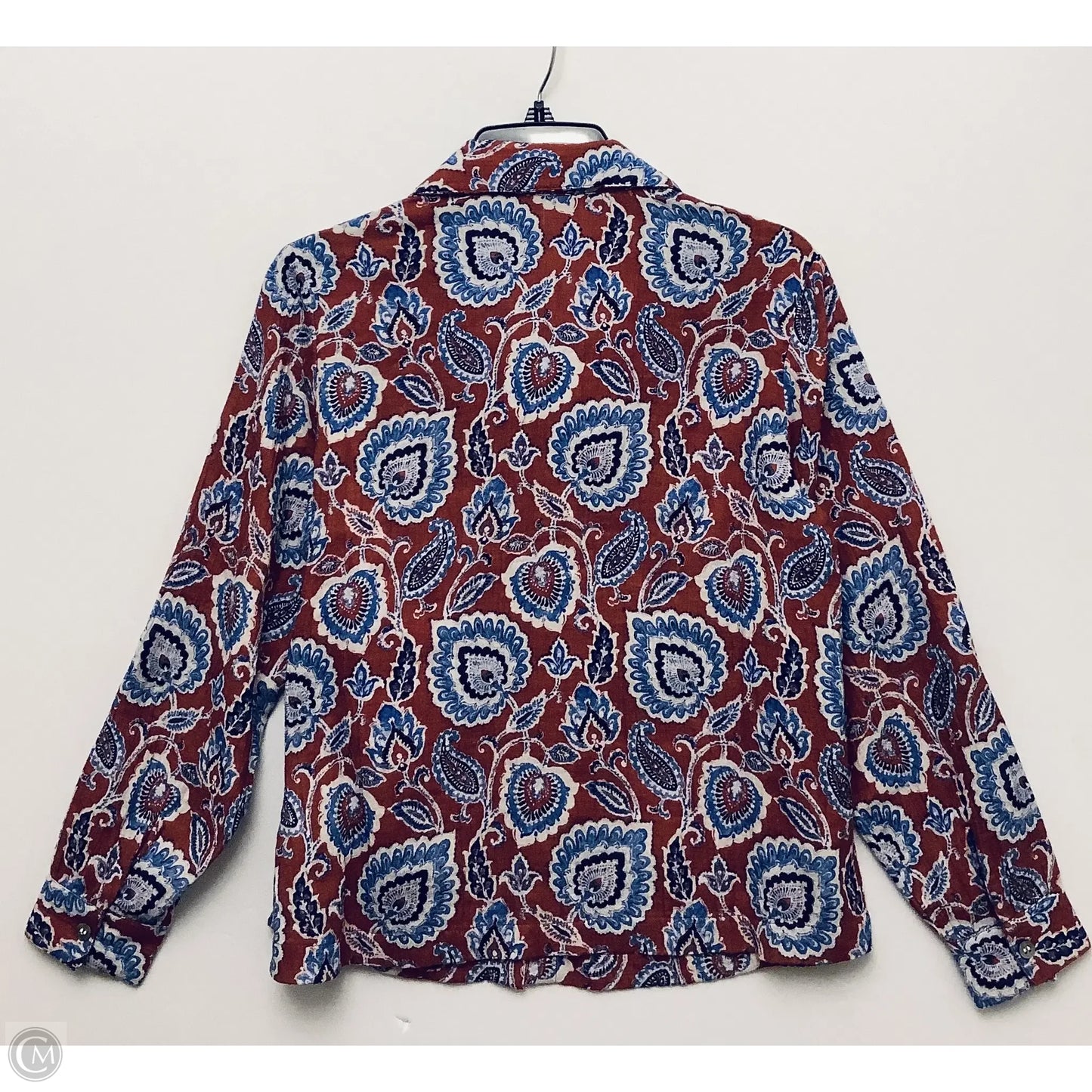 Top Long Sleeve By Soft Surroundings In Red, Size: Xs