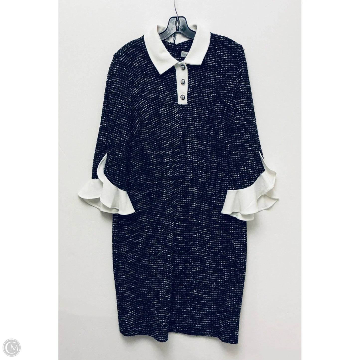 Dress Casual Midi By Shelby And Palmer In Black, Size: 16