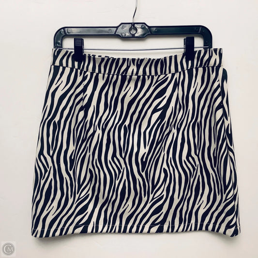 Skirt Mini & Short By Clothes Mentor In Animal Print, Size: 4