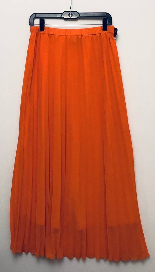 Skirt Maxi By Shein In Orange, Size: L