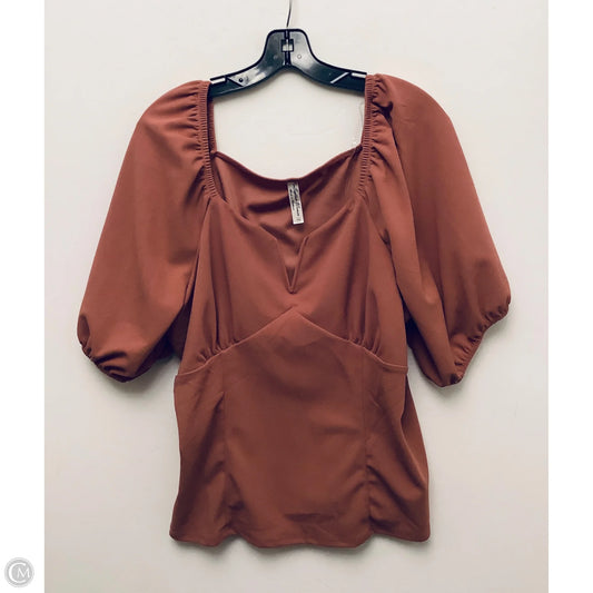 Top Short Sleeve By Clothes Mentor In Pink, Size: 3x