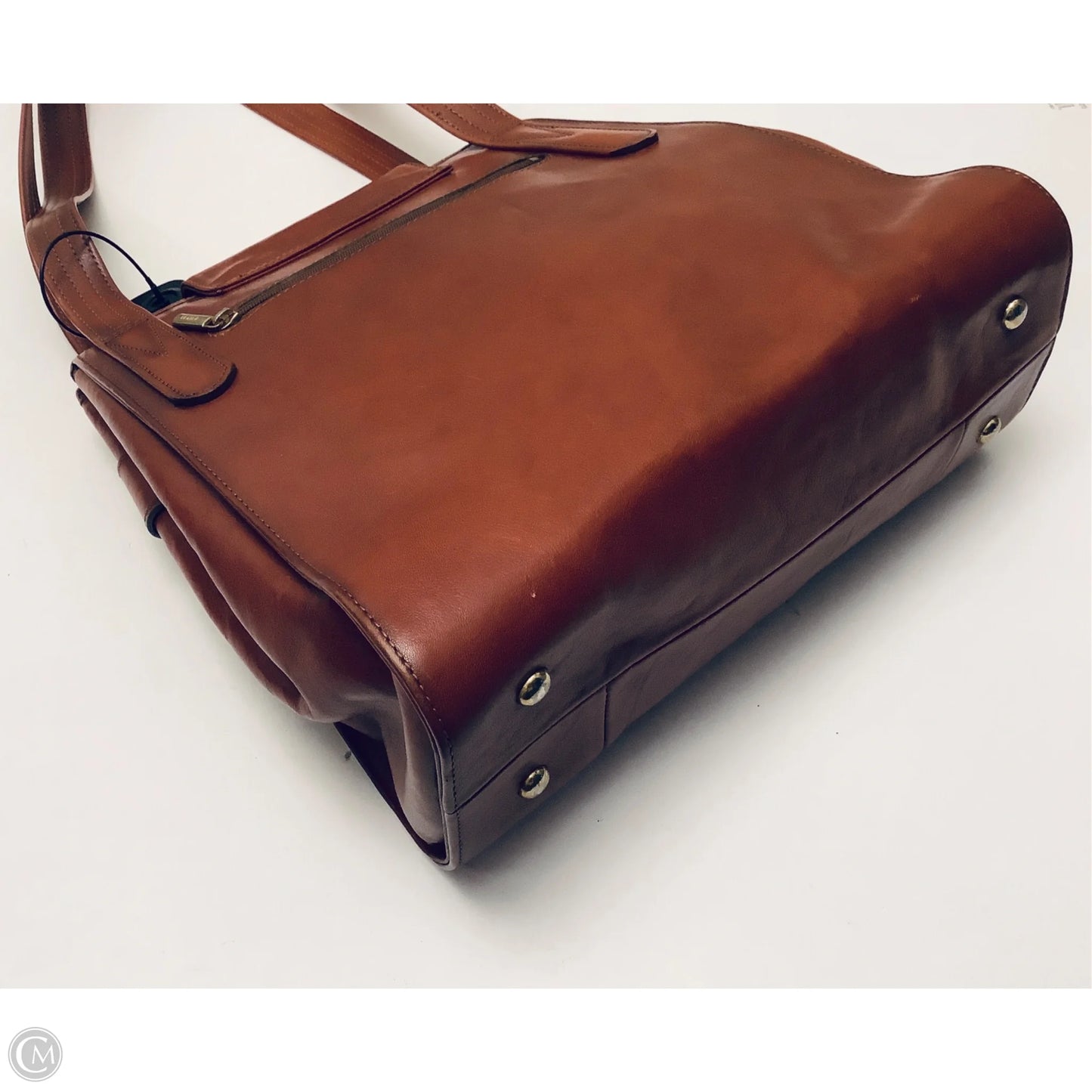 Backpack Leather By Clothes Mentor, Size: Medium