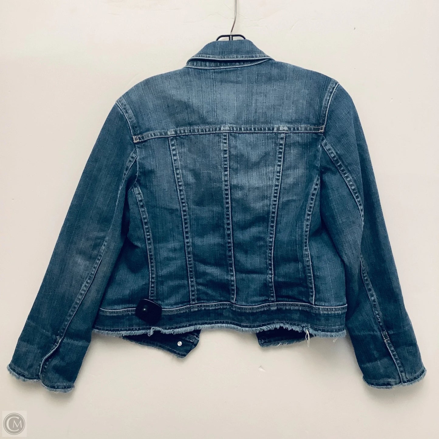Jacket Denim By Talbots In Blue Denim, Size: M