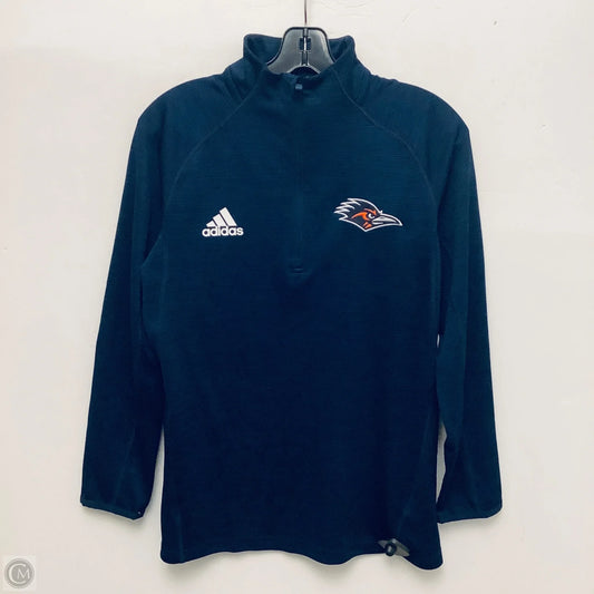 Sweatshirt Collar By Adidas In Navy, Size: M