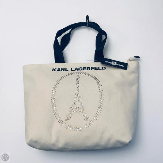 Tote Designer By Karl Lagerfeld, Size: Large