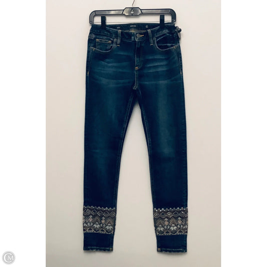 Jeans Skinny By Miss Me In Blue Denim, Size: 4