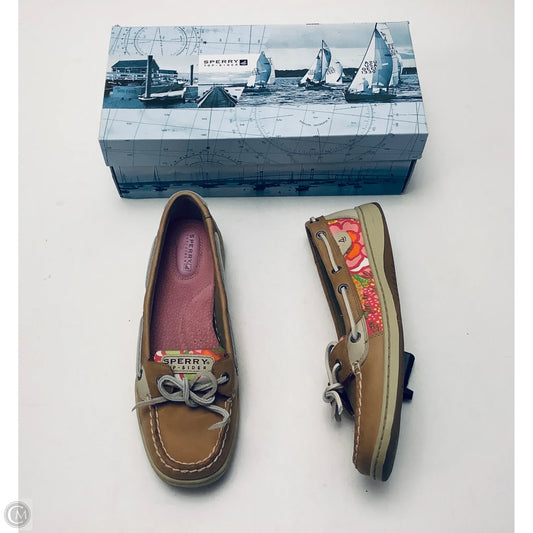 Shoes Flats By Sperry In Tan, Size: 9.5