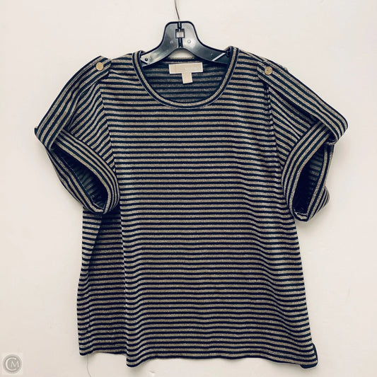Top Short Sleeve By Michael By Michael Kors In Navy, Size: L