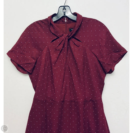 Dress Casual Short By Banana Republic In Maroon, Size: 6