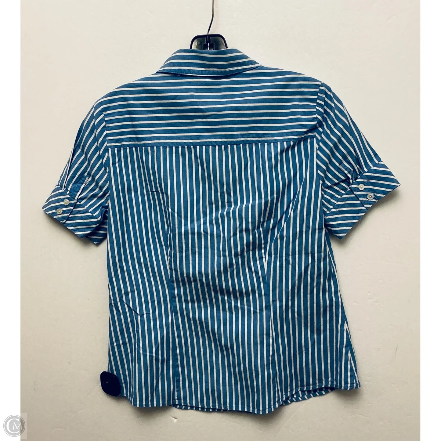 Top Short Sleeve By Loft In Blue, Size: S