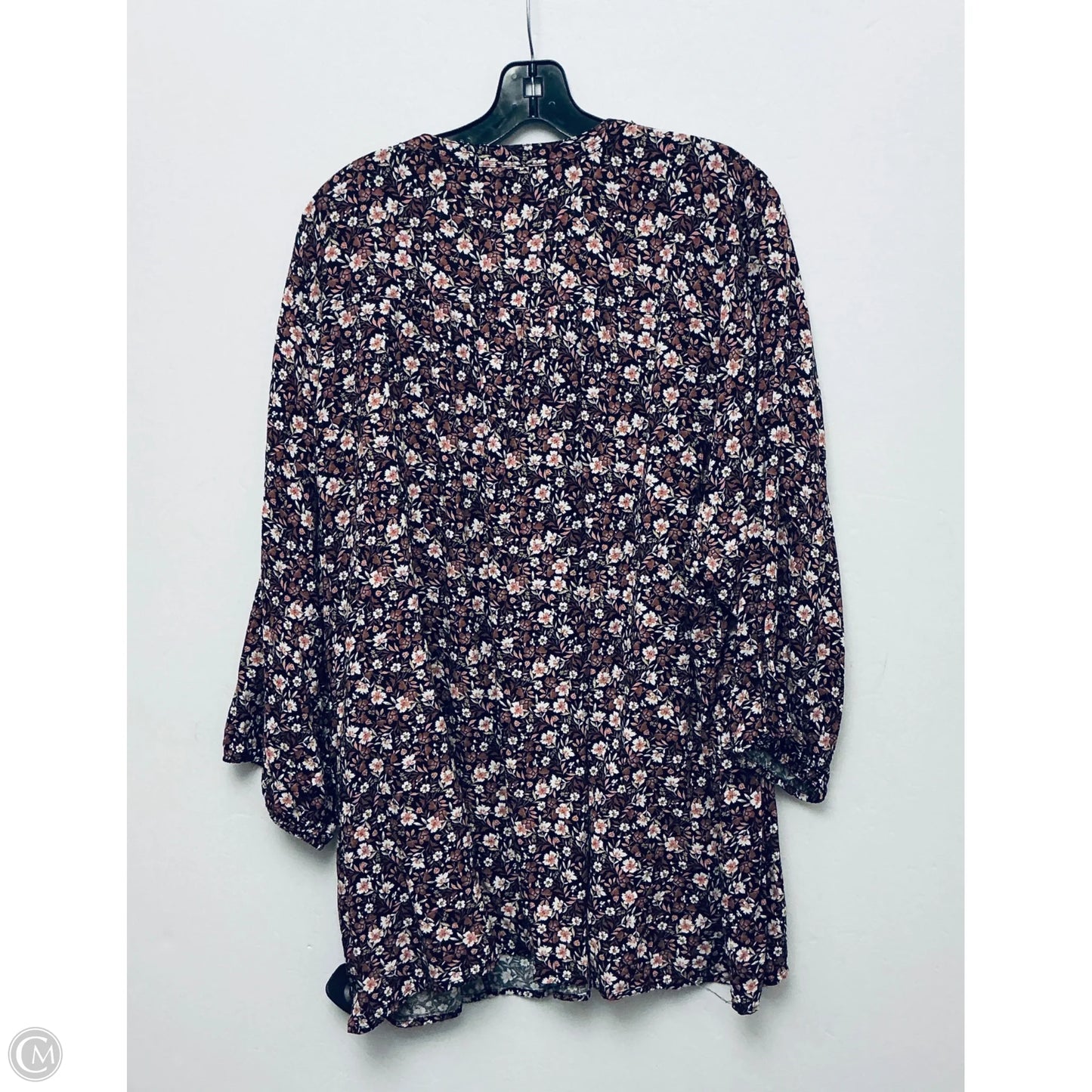 Top Long Sleeve By Torrid In Floral Print, Size: 4x
