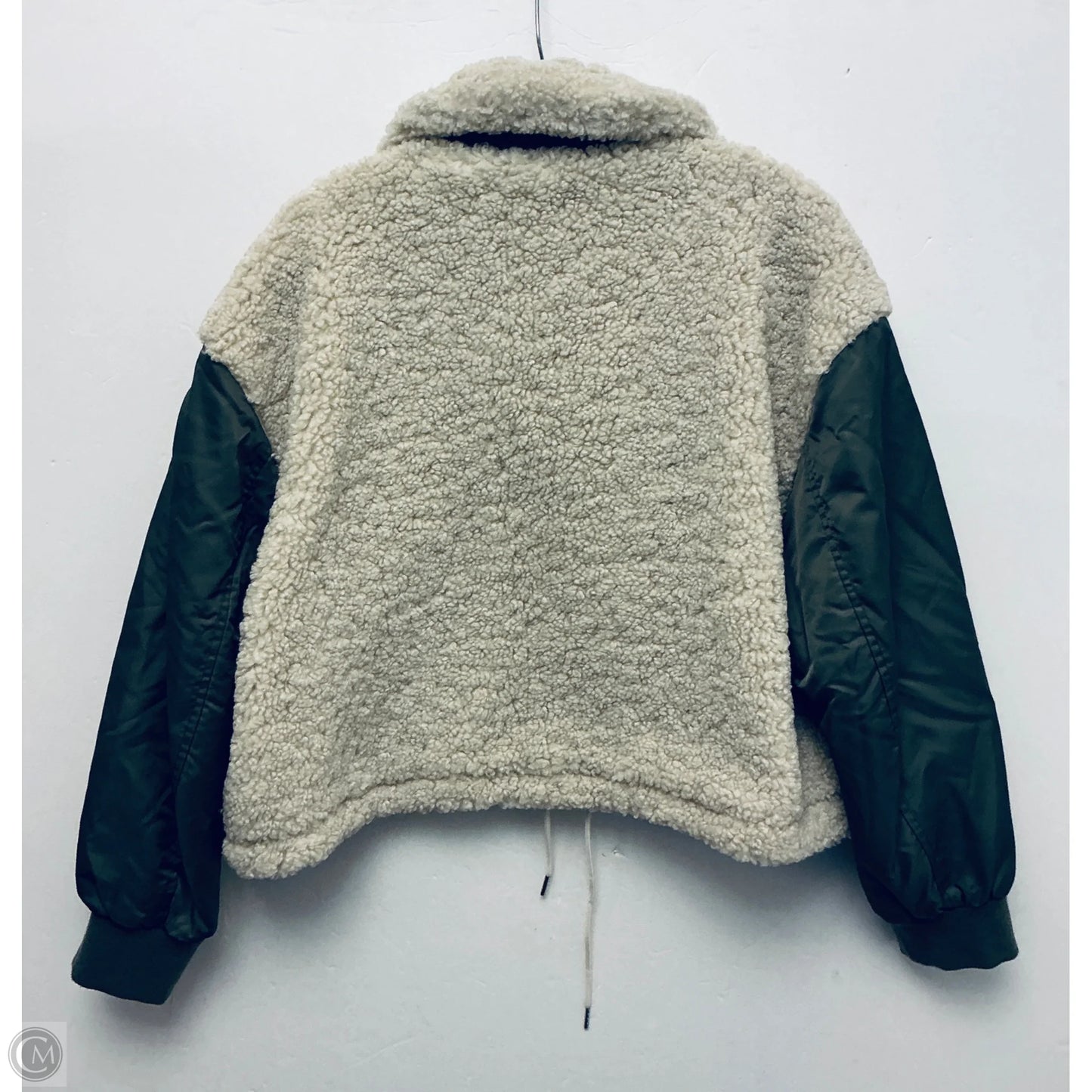 Jacket Fleece By Clothes Mentor In Green, Size: M