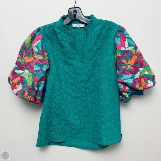 Top Short Sleeve By Thml In Green, Size: Xs