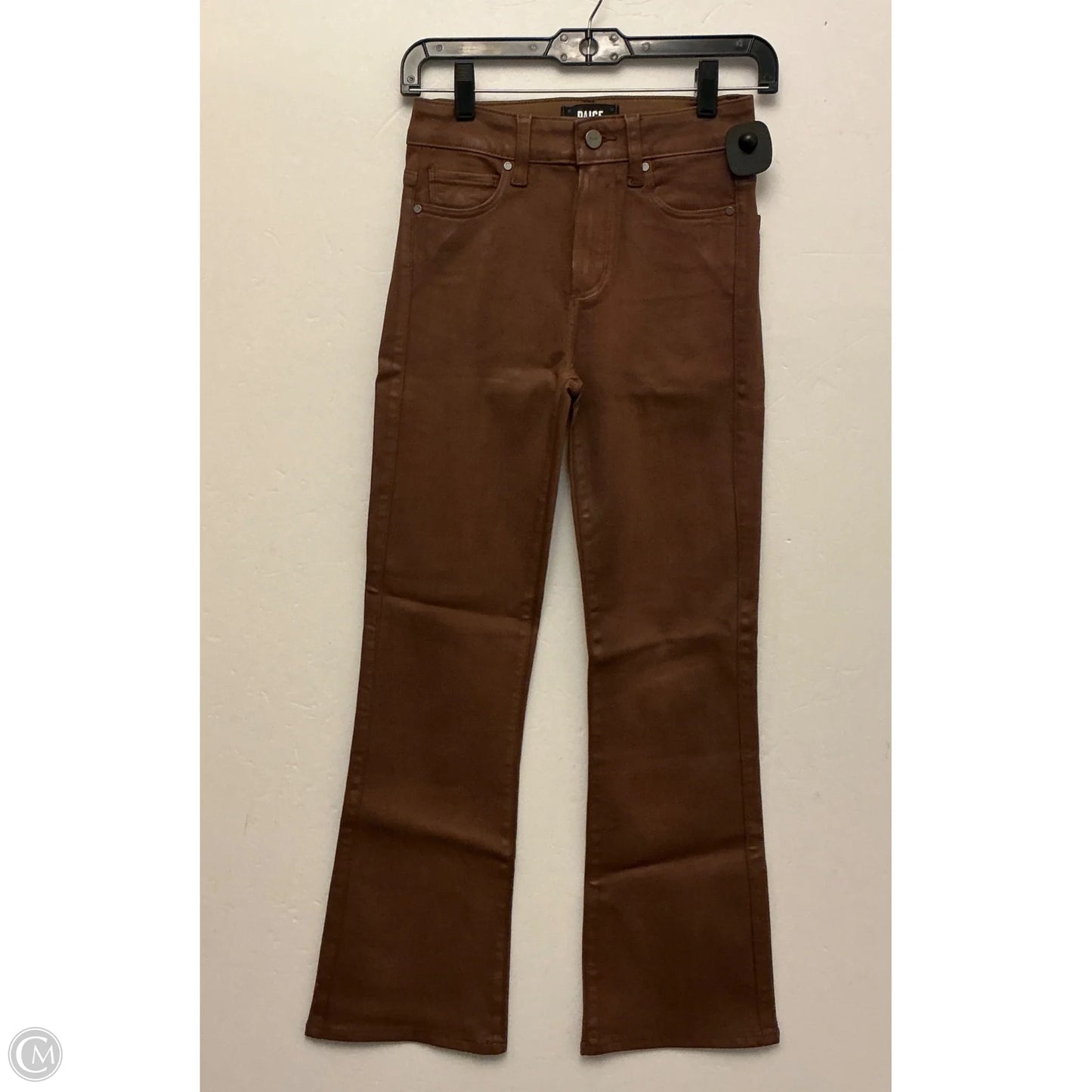 Jeans Flared By Paige In Brown, Size: 0