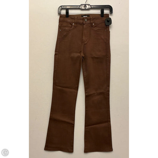 Jeans Flared By Paige In Brown, Size: 0