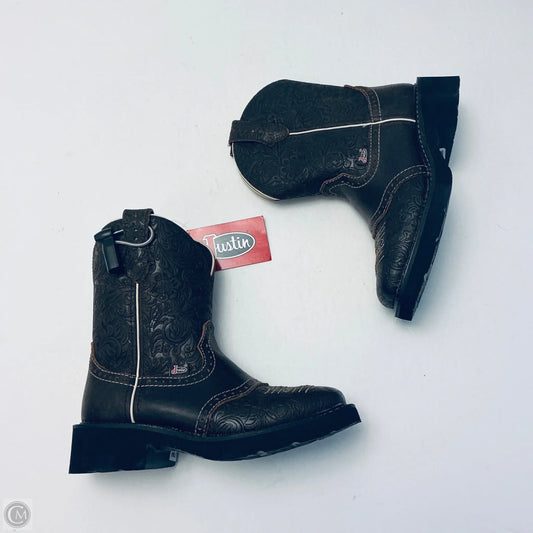 Boots Western By Justin In Brown, Size: 6