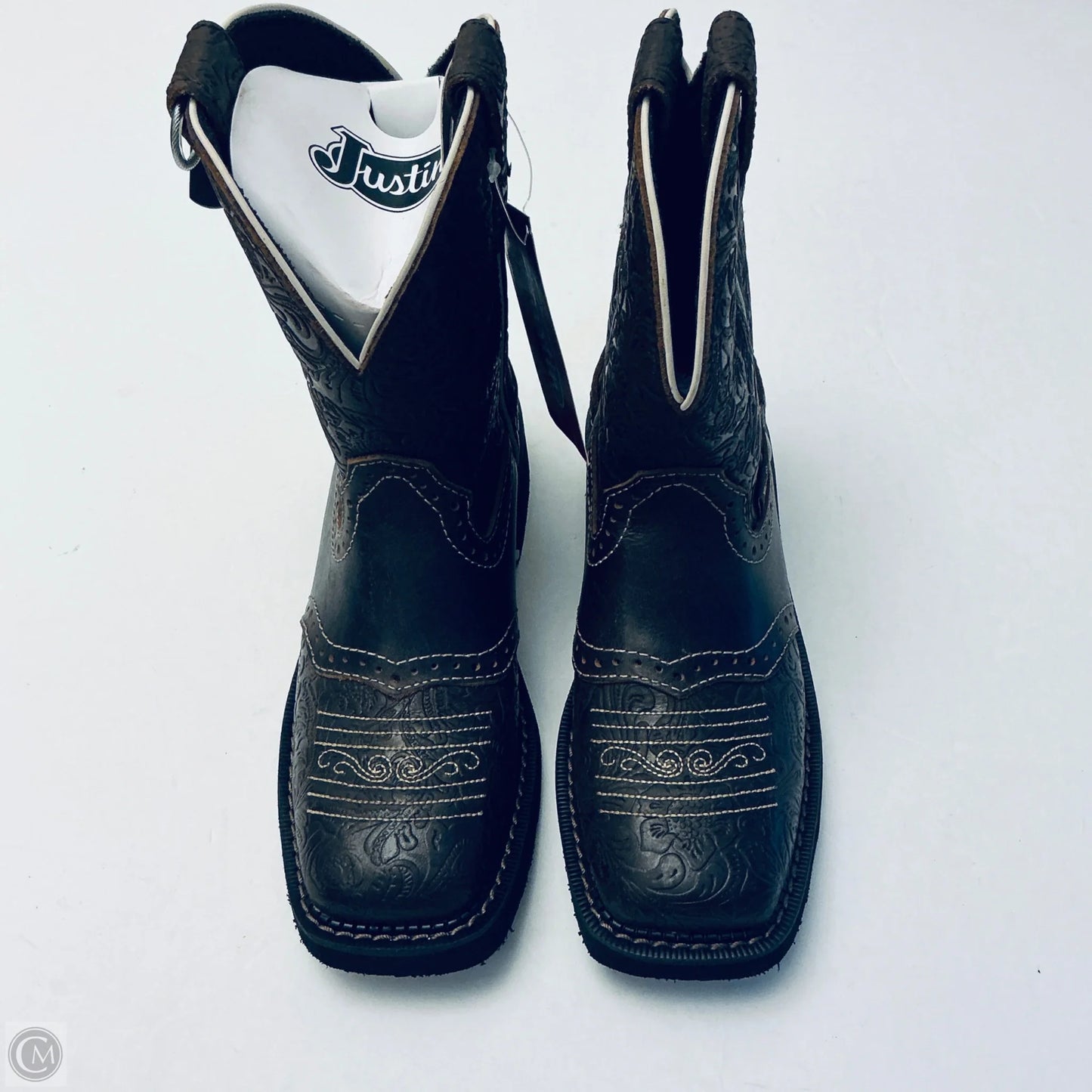 Boots Western By Justin In Brown, Size: 6
