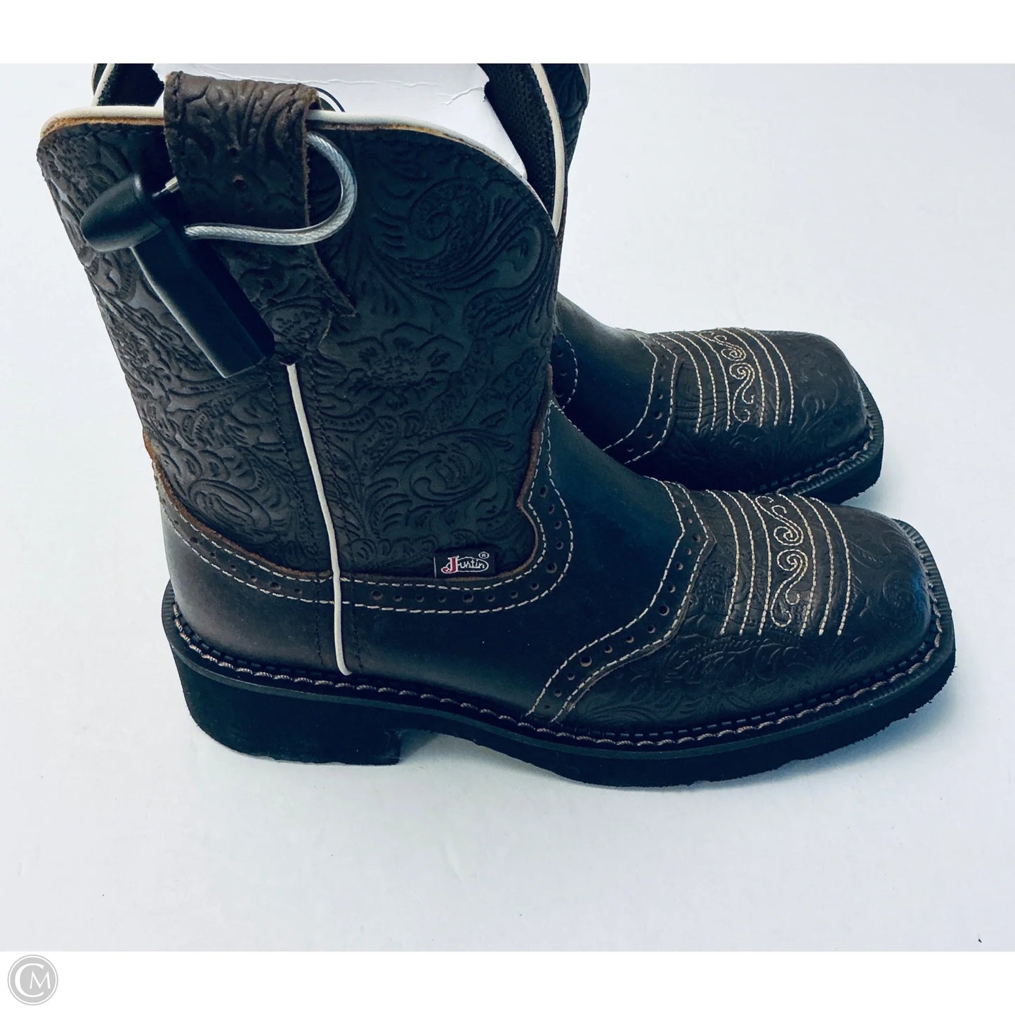 Boots Western By Justin In Brown, Size: 6