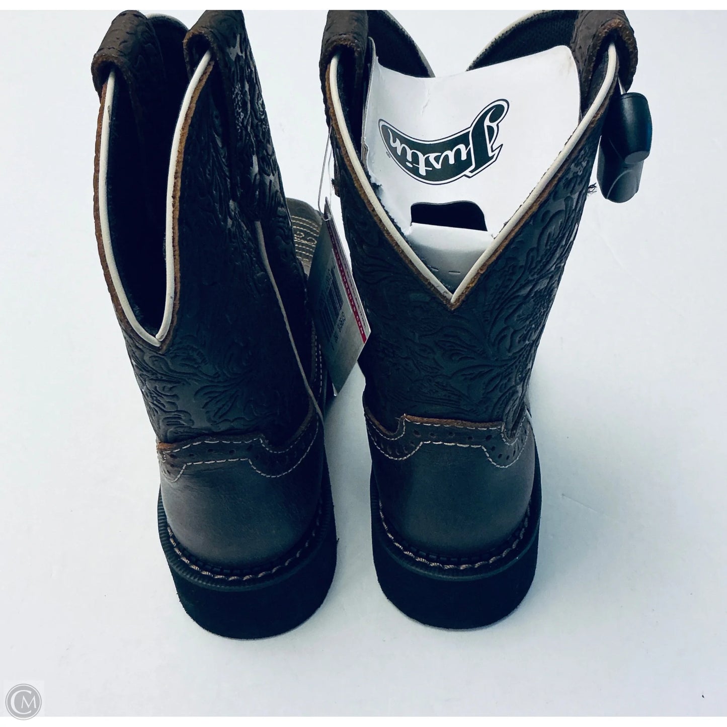 Boots Western By Justin In Brown, Size: 6