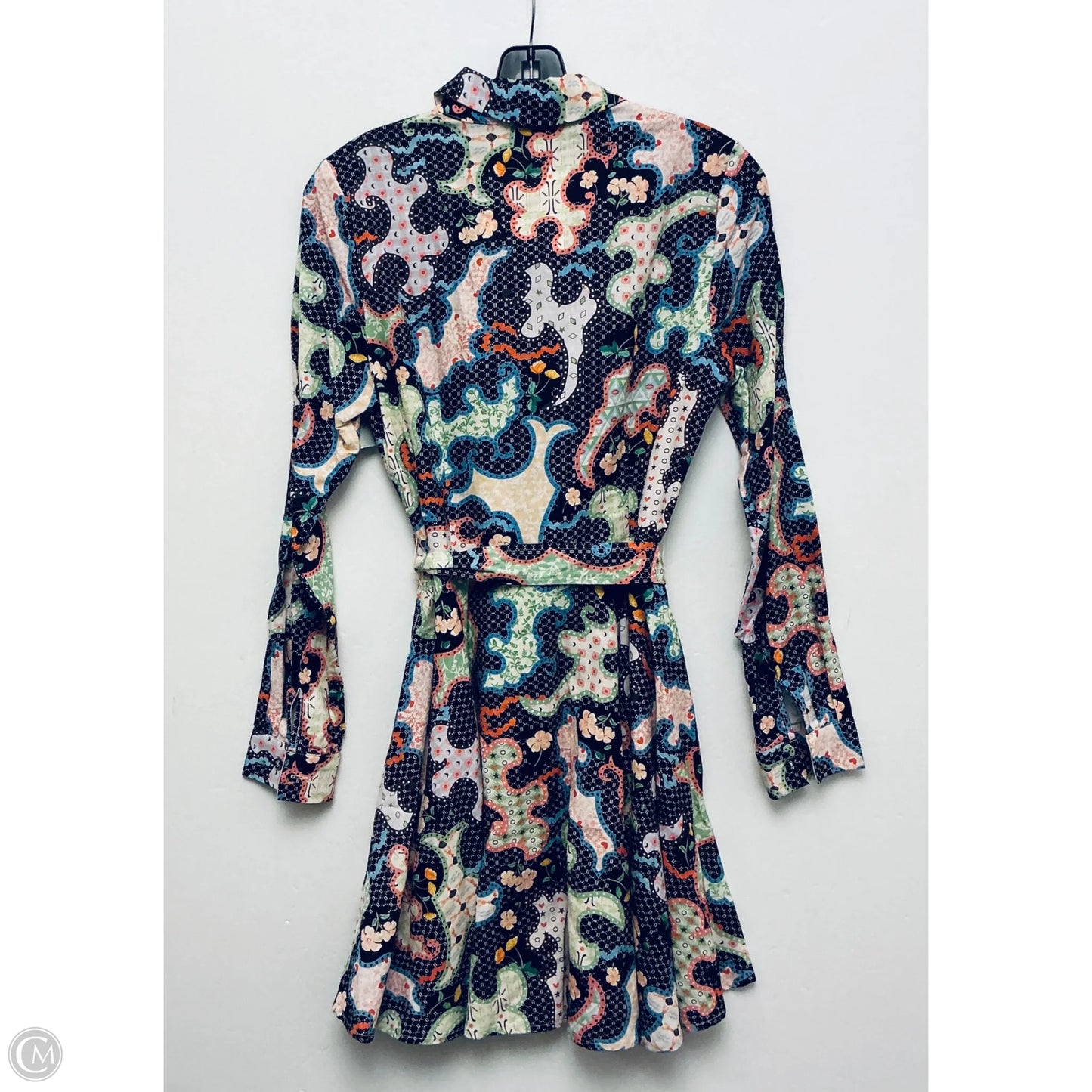 Dress Casual Midi By Never Fully Dressed In Multi-colored, Size: S