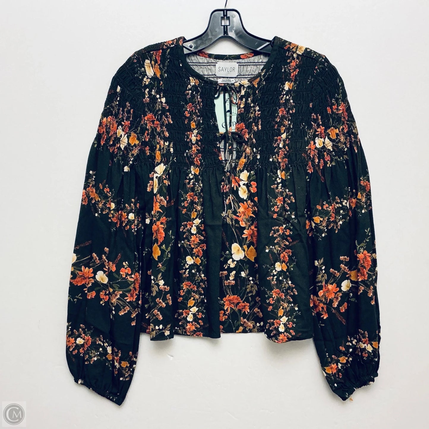 Top Long Sleeve By Saylor In Green, Size: Xs