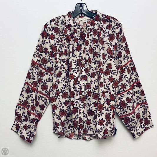 Top Long Sleeve By Laroque In Cream, Size: L