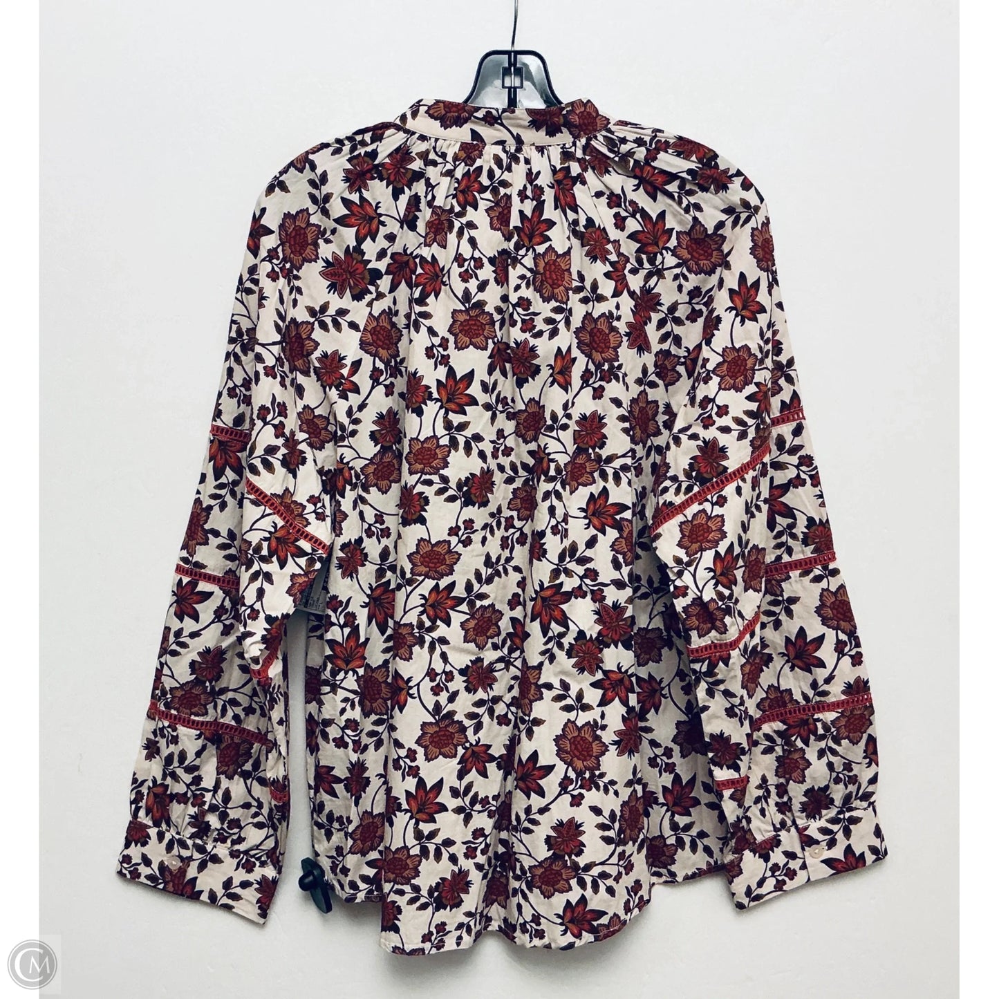 Top Long Sleeve By Laroque In Cream, Size: L