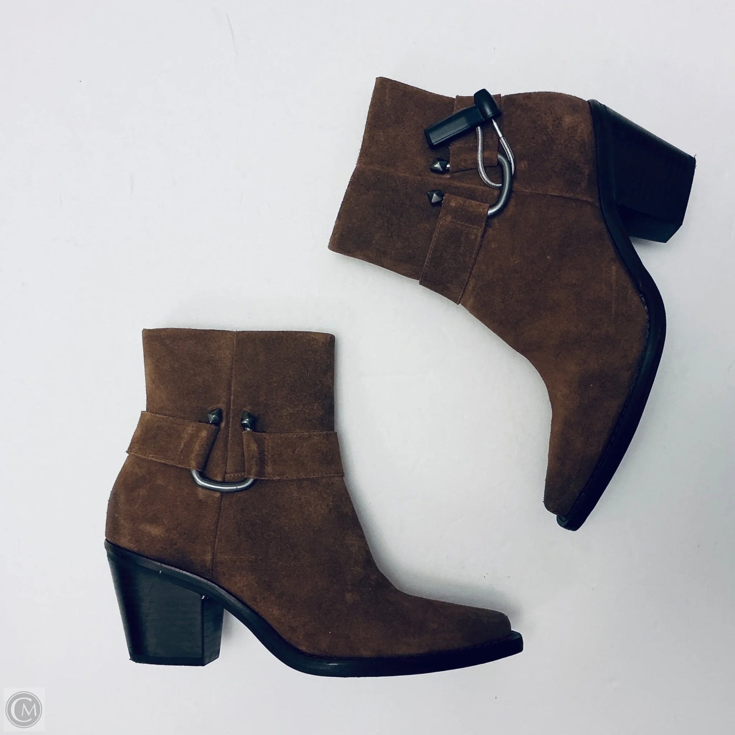 Boots Ankle Heels By Antonio Melani In Brown, Size: 6