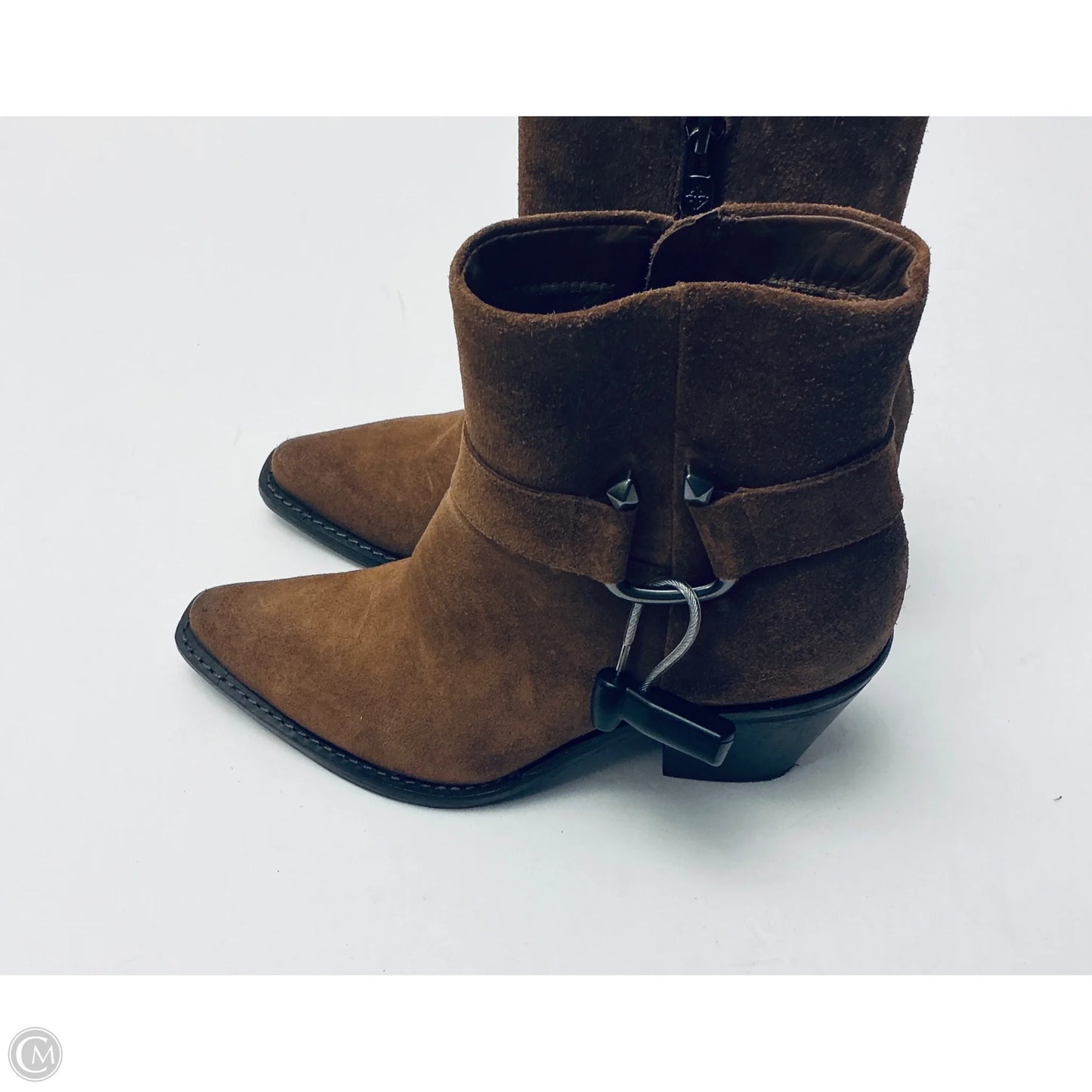 Boots Ankle Heels By Antonio Melani In Brown, Size: 6