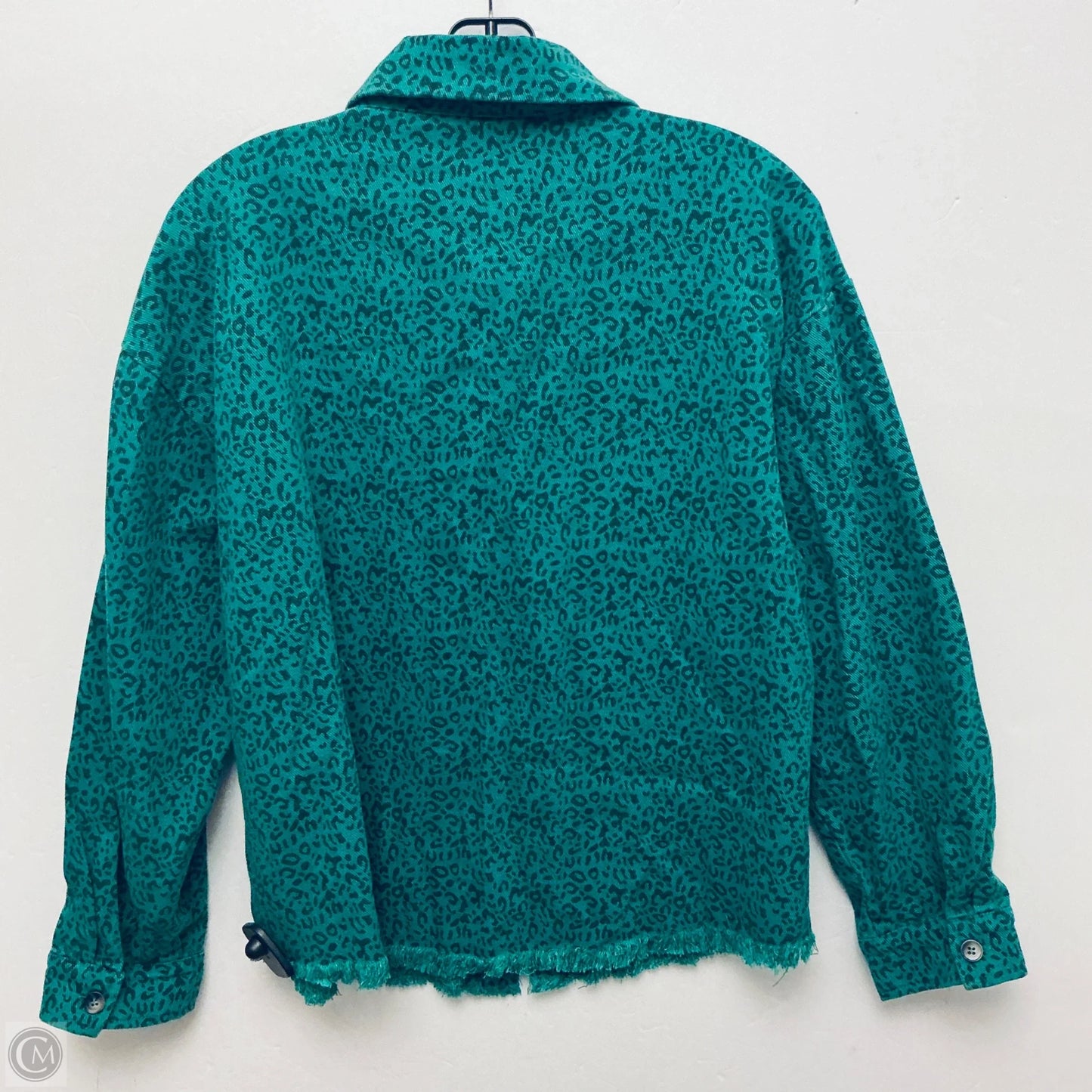 Jacket Shirt By Jodifl In Green, Size: M