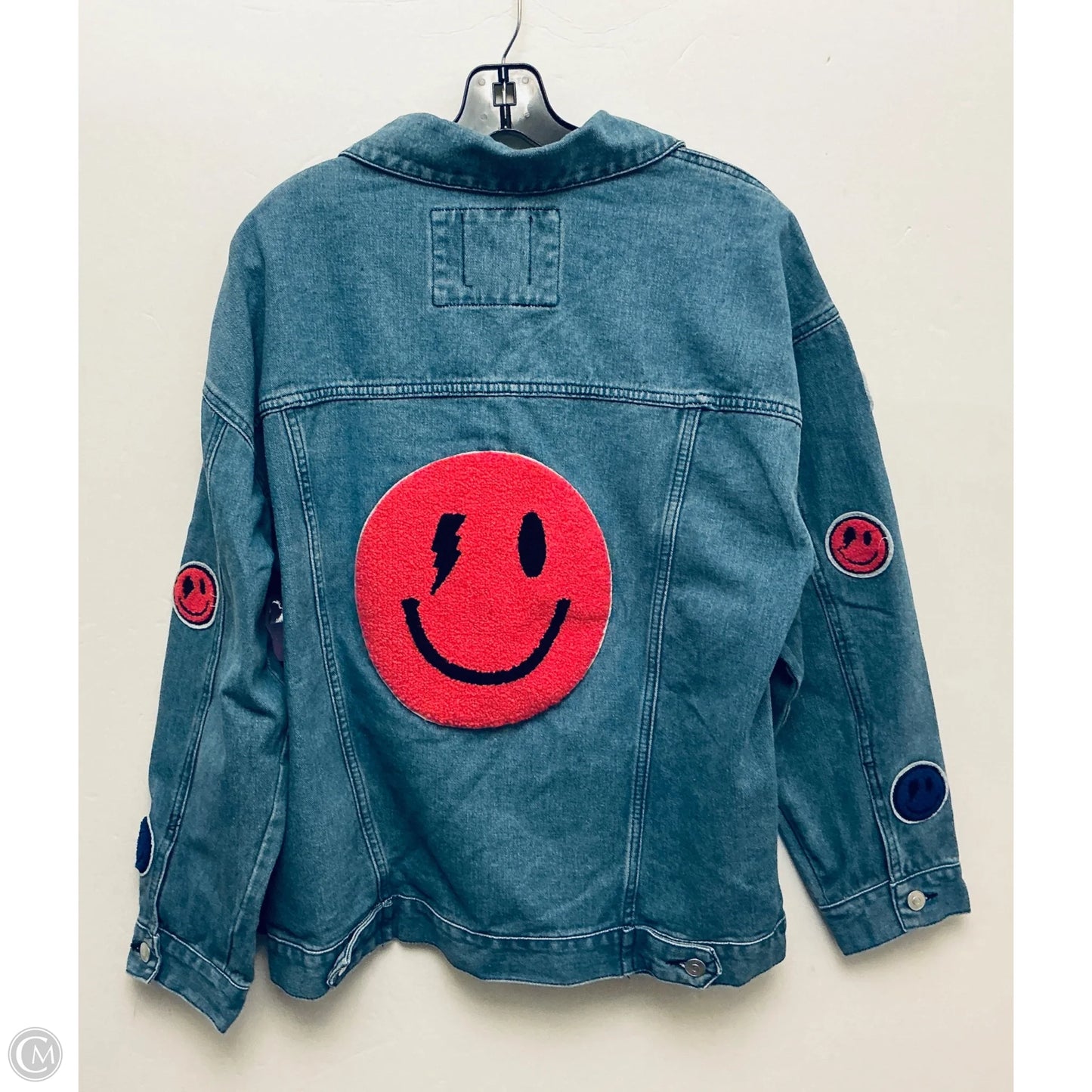Jacket Denim By Fantastic Fawn In Blue Denim, Size: S