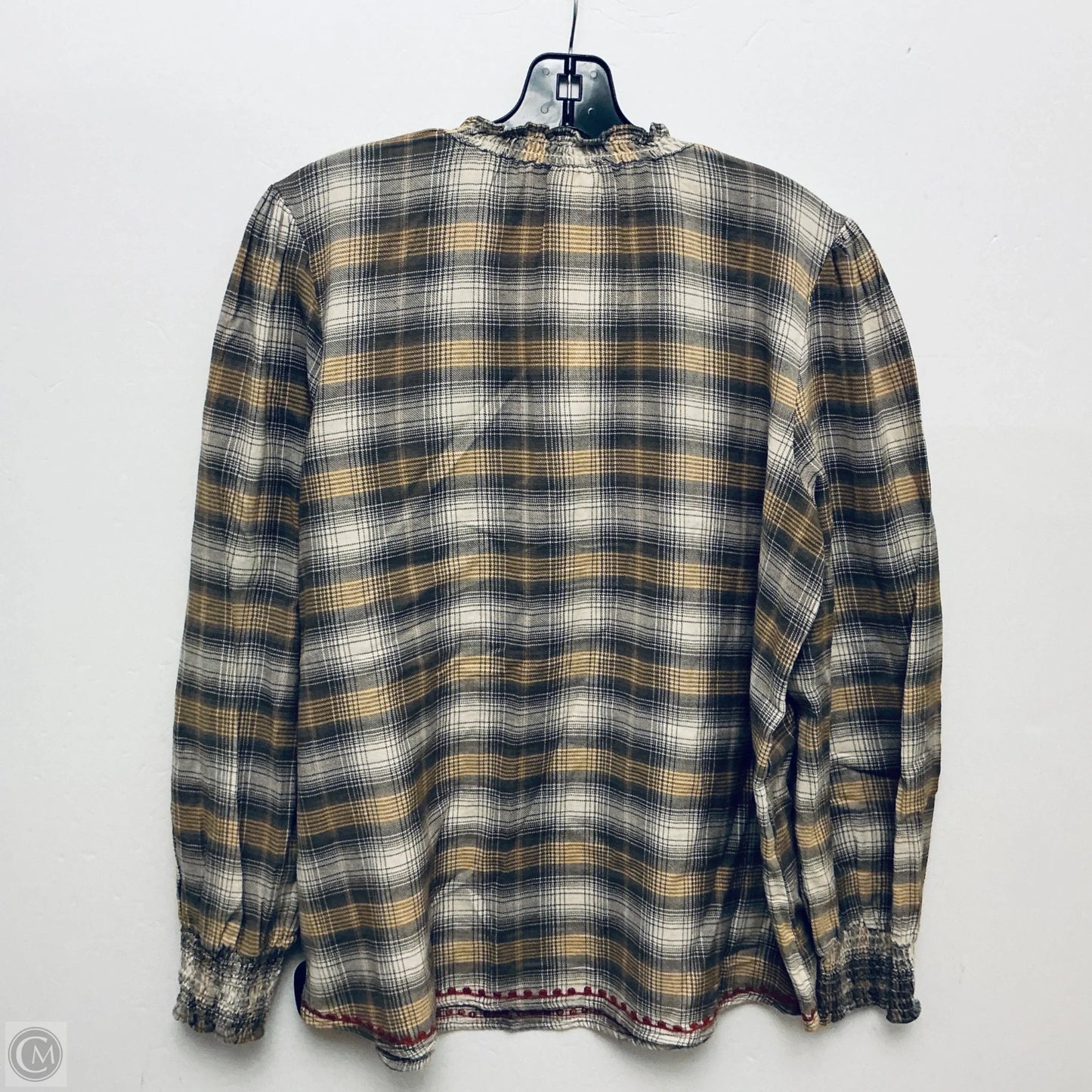 Top Long Sleeve By Ivy Jane In Green, Size: M