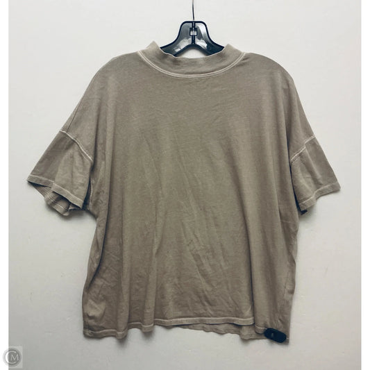 Top Short Sleeve Basic By We The Free In Tan, Size: S