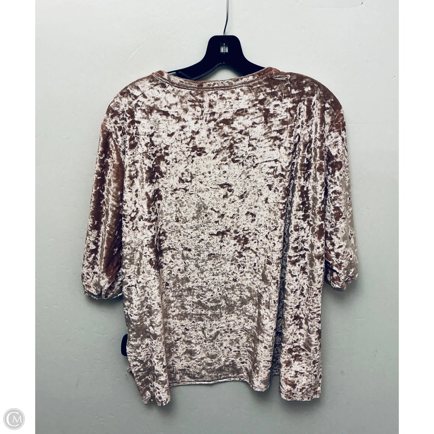Top Short Sleeve By Pol In Pink, Size: M